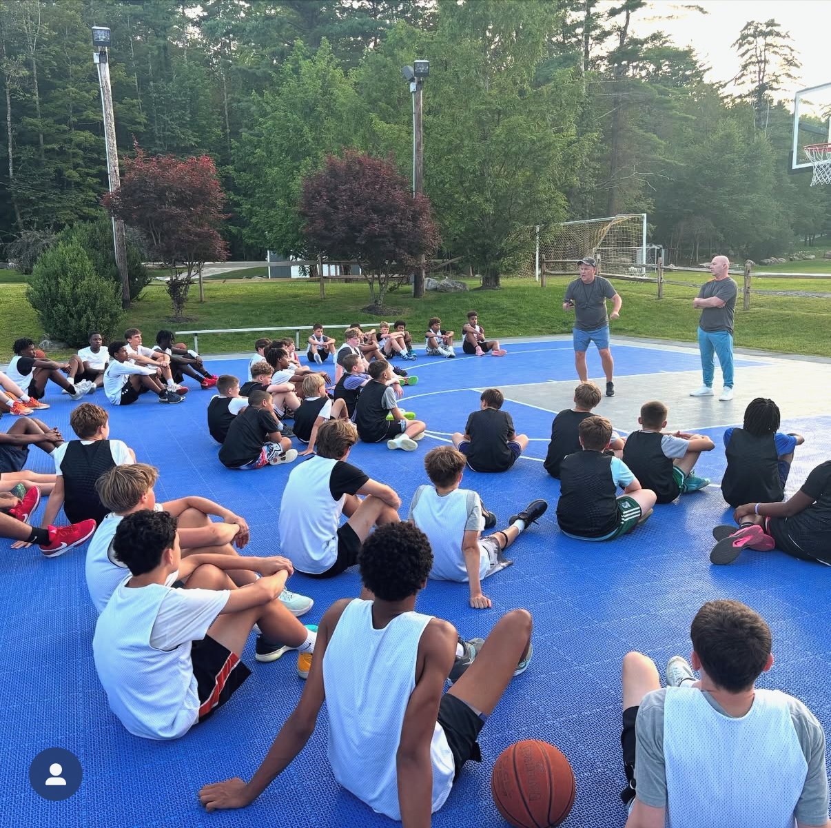 Overnight camp outdoor session at Berkshire Trails